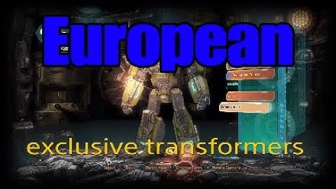 European exclusives: Transfomers fall of cybertron custom characters