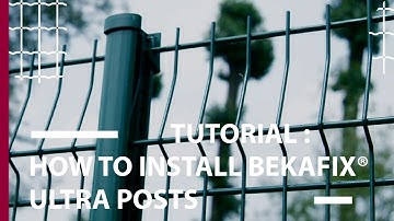 Hoe een omheining installeren met Bekafix Ultra palen