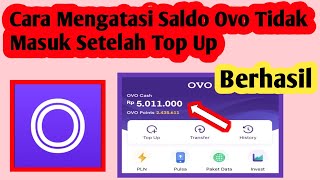 Cara Mengatasi Saldo Ovo Tidak Masuk Setelah To up | Cara Atasi Saldo Ovo Tidak Masuk