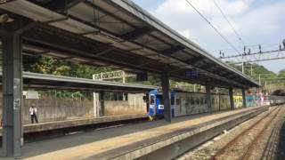 1191次 EMU600區間車山佳進站 新竹端為605海洋彩繪車！！