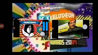 kids choice awards 2006 opening vs 2007 opening