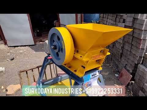 Mini Crusher for Waste Bricks and Blocks