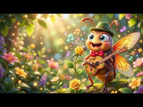 Singing Grasshopper & Cicada 🎵 Ağustos Böceği Dansı | Kids Songs