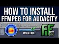 How to Install FFmpeg for Audacity Fix Import Export Errors | Windows &amp; Mac Free Tutorial