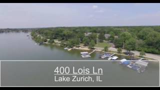 400 Lois Ln Lake Zurich IL Aerial Drone - MLS