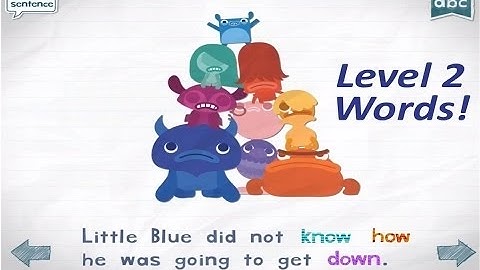 Endless Reader (Level 2) | Educational Reading Learning App for Kids