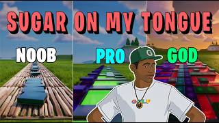Tyler, The Creator - SUGAR ON MY TONGUE - Noob vs Pro vs God (Fortnite Music Blocks) ft@dehalfwit