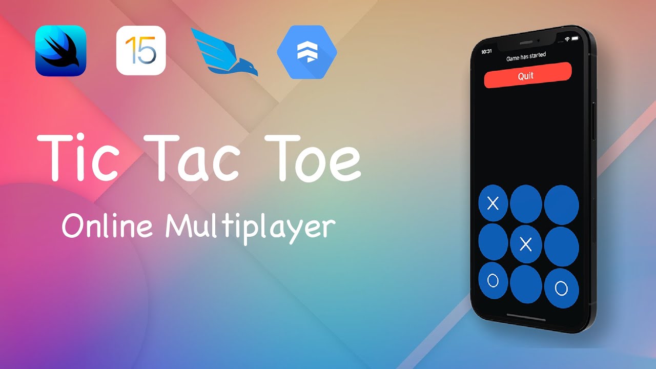 Build a Tic Tac Toe Online Multiplayer Game for iOS Using SwiftUI [Video]