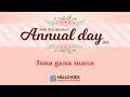 Jana gana mana sang by hello kids family