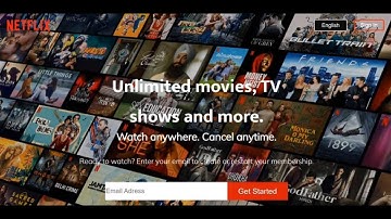 Netflix Homepage using html and css