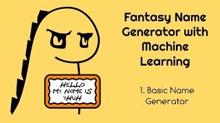 Fantasy Name Generator with Machine Learning - 1. Basic Name Generator screenshot 5