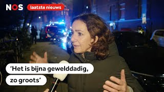 Burgemeester Halsema ziet Vondelkerk in brand staan: 'Dit is echt verschrikkelijk en eng'