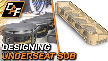 Designing an underseat subwoofer box for AWESOME BASS using  four tens!
