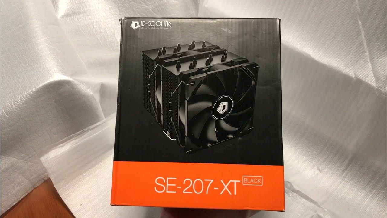 Кулер se 207 xt. ID-Cooling se-207-XT. ID-Cooling se-207-XT Black. ID Cooling 207 XT. Кулер для процессора ID-Cooling se-207-XT Black.