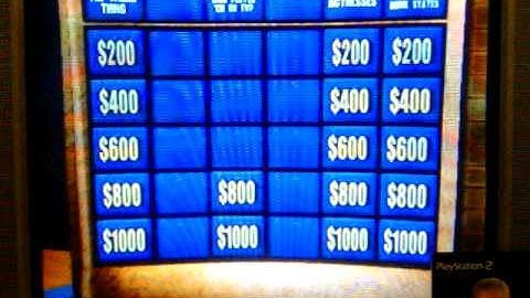 PS2 Jeopardy! Game 2 Part 1