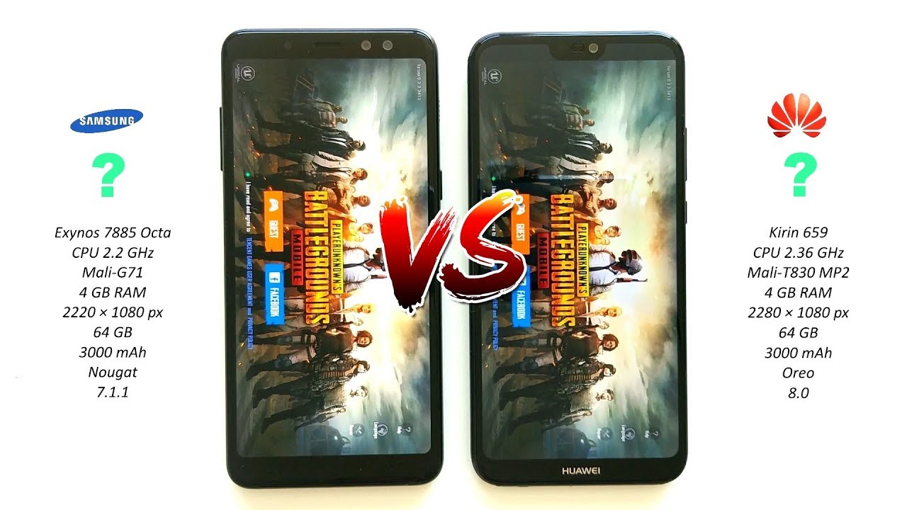 Samsung a8 vs huawei p20 lite review