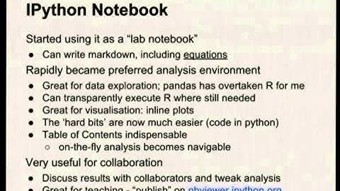 Science MiniConf: Python for Bioinformatics by Clare Sloggett
