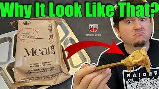 US Army MRE 'Chicken Noodle Soup' 20 YEARS LATER!  Military Meal Ready to Eat Taste Test Review