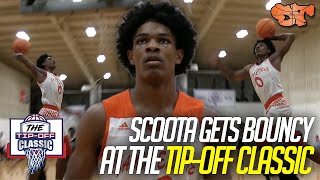 16Yr Olds Dont Jump Like This Scoota Henderson Gets Real Bouncy At The Tip-Off Clic