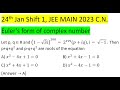 Let p, q ∈ R and (1-√3 i)^200= 2^199 (p+iq),i= √(-1) . Then p+q+q^2 and p-q+q^2 are roots of the