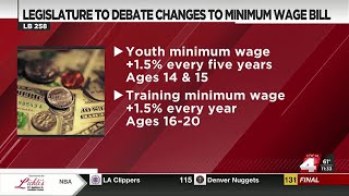 Legislature to debate changes to minimum wage bill