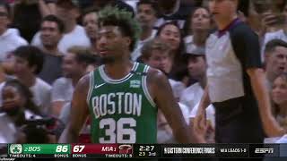 Marcus Smart puts Max Strus on the ground with the crossover and splashes the jumper