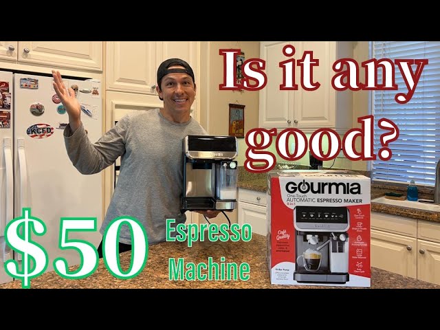 Gourmia Espresso Maker w/ Automatic Frothing Just $50 Shipped on  Walmart.com (Reg. $119)