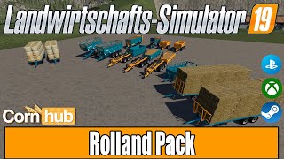 LS19 Modvorstellung - Rolland Pack - LS19 Mods