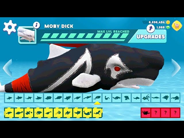 Moby Dick Hell Moby Skin | Hungry Shark Evolution - YouTube