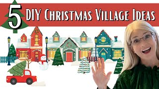 5 Totally Unique DIY Christmas Home Decor Ideas/DIY Christmas Village Ideas by Canterbury Cottage 60,420 views 5 months ago 22 minutes