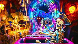 POV: CAN YOU SURVIVE INSIDE THE PIRATE CAVE? Roller Coaster | VR Video 3D SBS