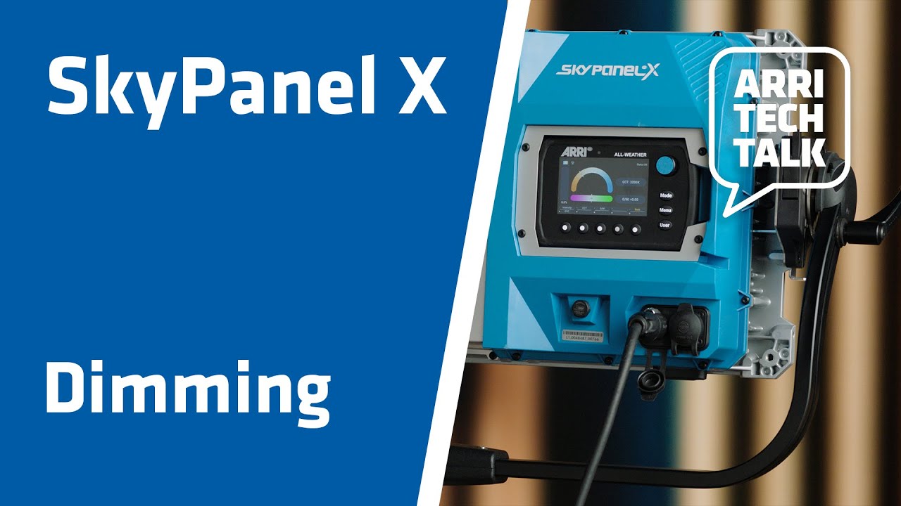 ARRI Tech Talk: SkyPanel X - Dimming - YouTube