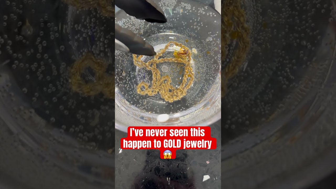 Wearing Gold In A CHLORINE Pool 