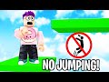 Can We Beat This NO JUMPING OBBY!? (IMPOSSIBLE ROBLOX OBBY!)