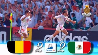 Bélgica 2 x 2 México | Mundial Francia 1998 | Resumen, crónica y Goles HD 720p | MLSMX. by Hugo Imanol MLSMX TV 136,668 views 3 years ago 6 minutes, 17 seconds