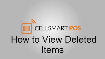 How to View Deleted items