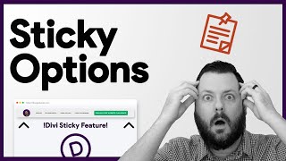 Make Any Part of Your Site Sticky! Divi Theme