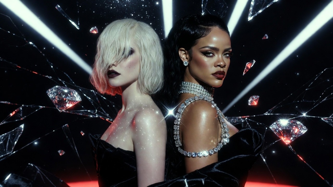 Sia ft.  Rihanna -  Bleeding Diamonds (Lyrics Video)