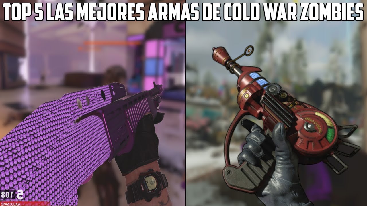TOP 5 "LAS MEJORES ARMAS DE COLD WAR ZOMBIES" | CALL OF DUTY: BLACK OPS ...