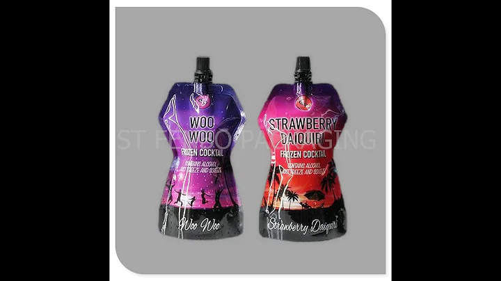 spout pouch bag 150ml sauce,clear juice spout pouches