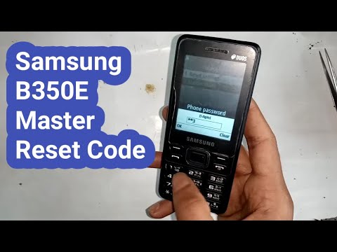 samsung b350e master reset code