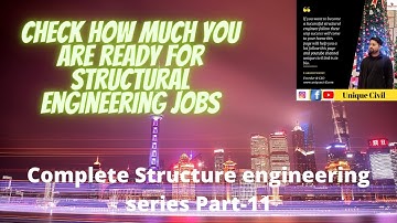 What are the important key point for structure engineering job||Structure Part-11||By- Akash Pandey