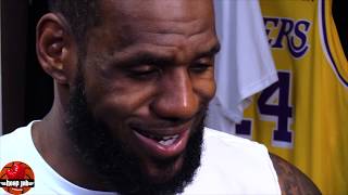 LeBron James Reacts To The Lakers 112-103 Win Over The Clippers. HoopJab NBA