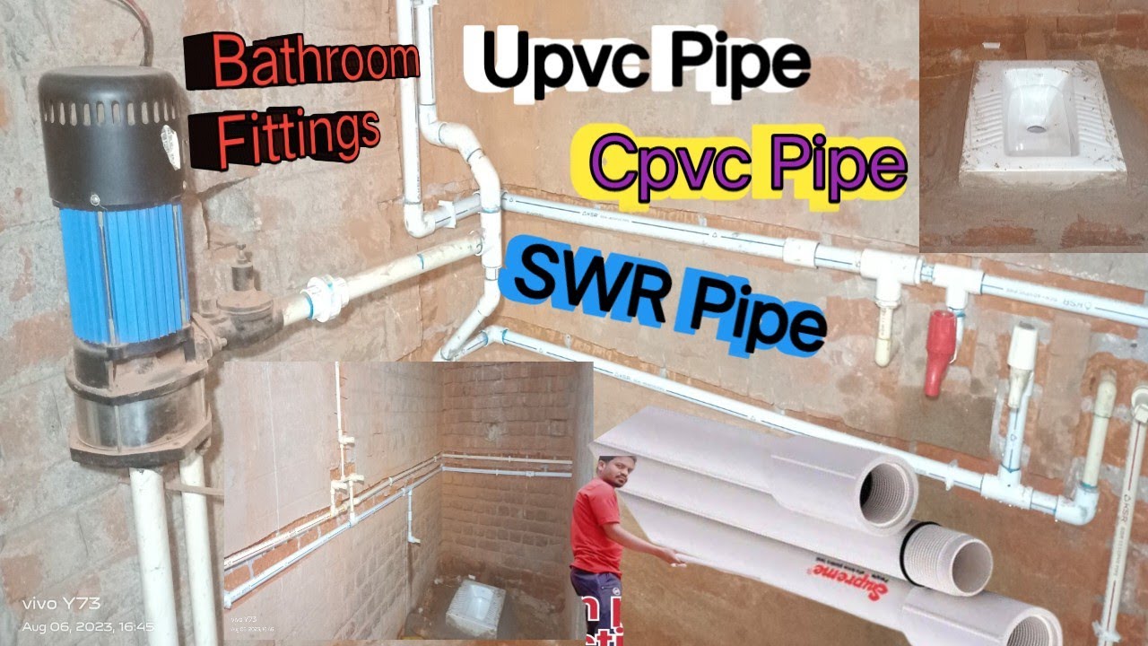 2 Bathroom 1 Kitchen Me Upvc Cpvc Or Swr Ki Piping Fitting | Plumbing ...