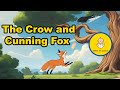"The Crow and the Cunning Fox Story in English | Moral Story for Kids"