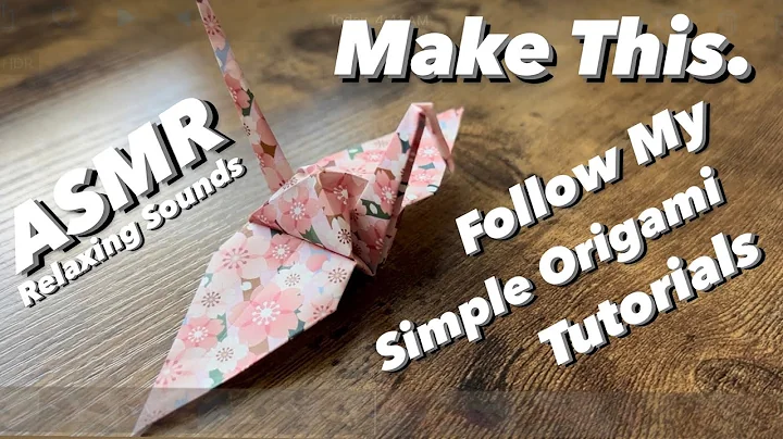 How to Make Origami Paper Cranes Tutorial - Easy and Simple Steps