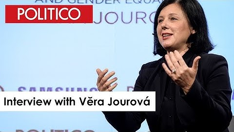 Interview with European Commissioner Vĕra Jourová | POLITICO Playbook Breakfast