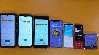 THREE BIG FOUR SMALL INCOMING CALL IPHONE XR SAMSUNG Z FLIP 5 NOKIA 150 QIN F22 DOOGEE S CYBER