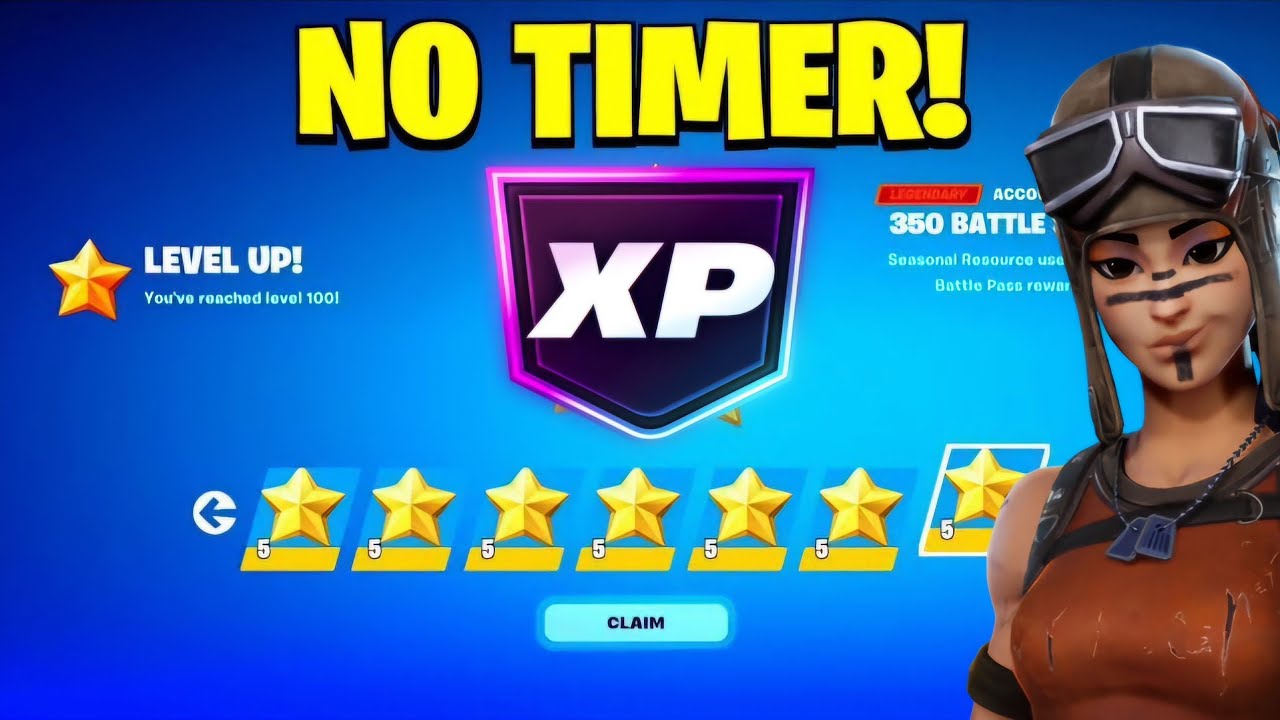 NO TIMER Fortnite AFK Xp Map to Level Up Fast in (Chapter 6 Season 2) 🔥 ...