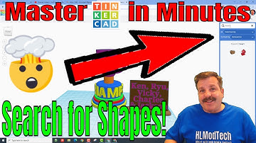 Shape Search has Arrived for Tinkercad | Master Tinkercad in minutes
